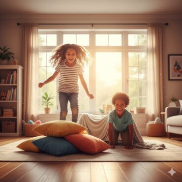  ألعاب حركية داخلية : إطلاق الطاقة وتنمية المهارات في المنزل